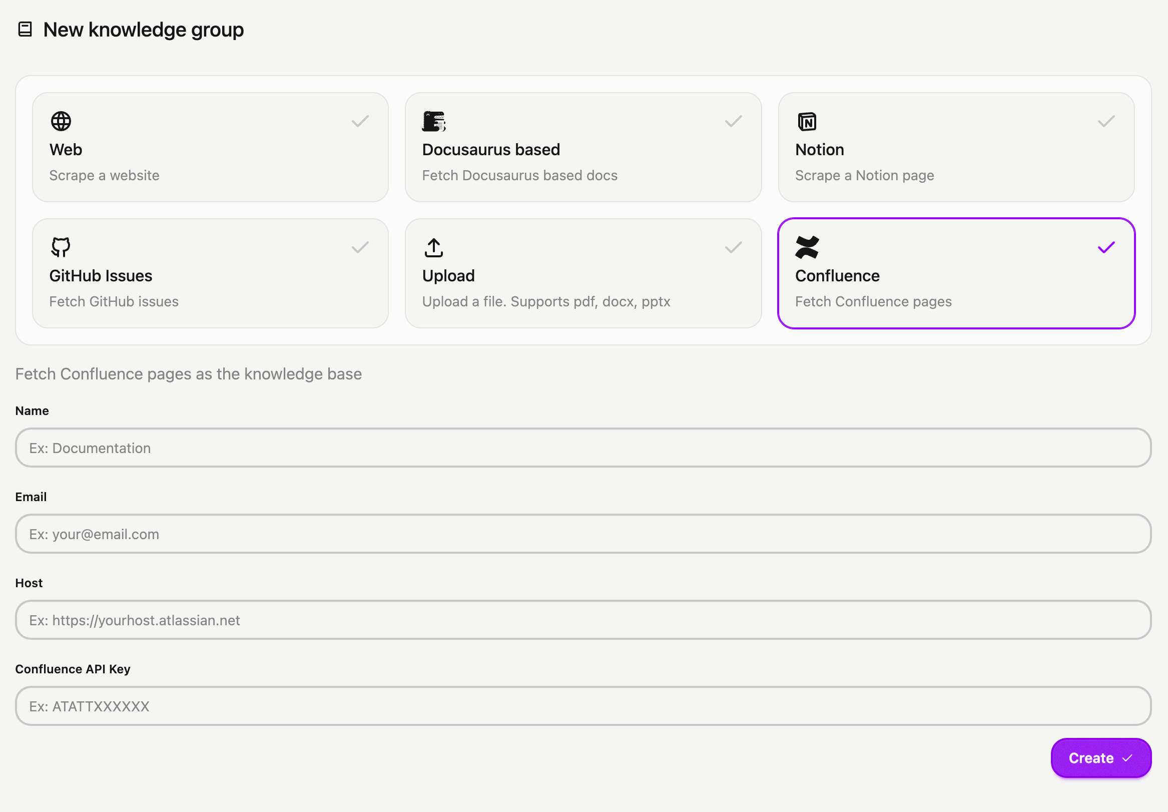 Confluence Page Group
